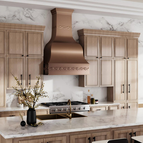 Designer-Driven Details: The Art Behind Our Copper Range Hoods