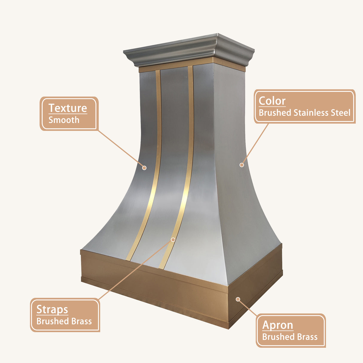 USA Custom Industrial Stainless Steel Stove Hood URHS-187