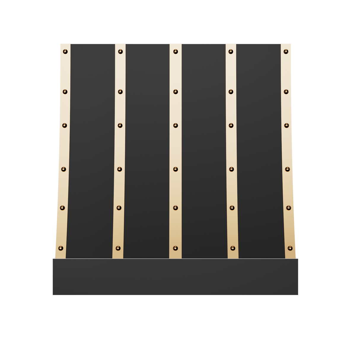 USA Modern Stainless Steel Vent Hood with Brass Straps URHS-20