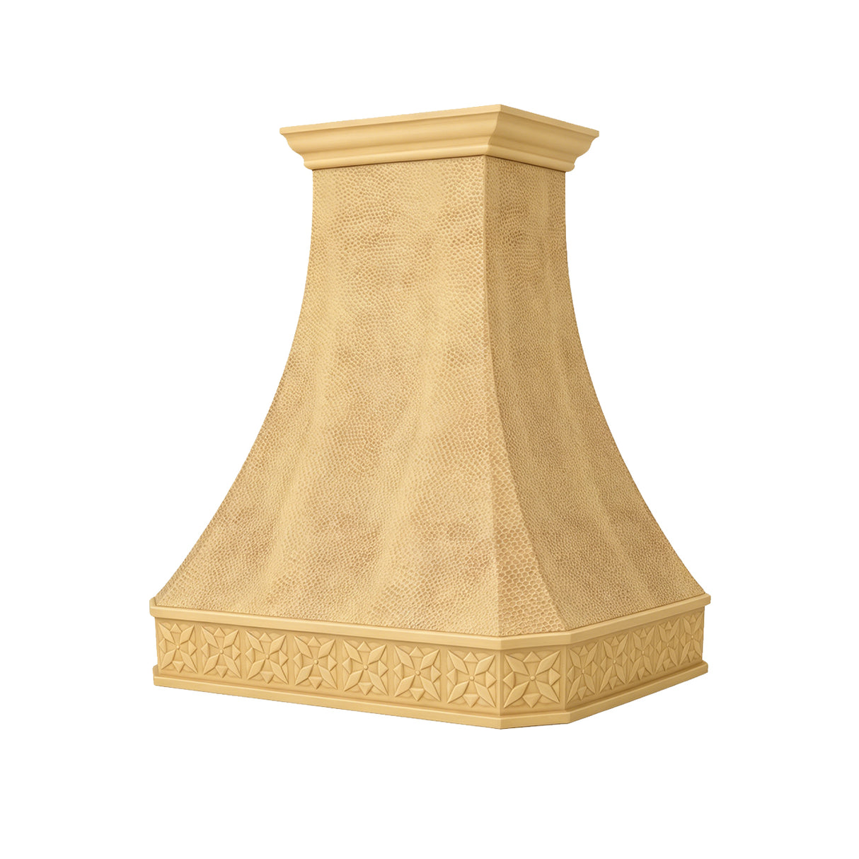 USA Luxury Handmade Brass Stove Hood with Heavy Hammered Finish URHB-126