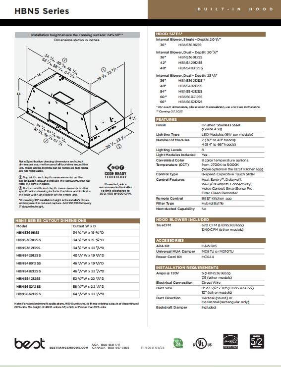 USA Custom Kitchen Hood-URHS-60-Custom Link for Brock