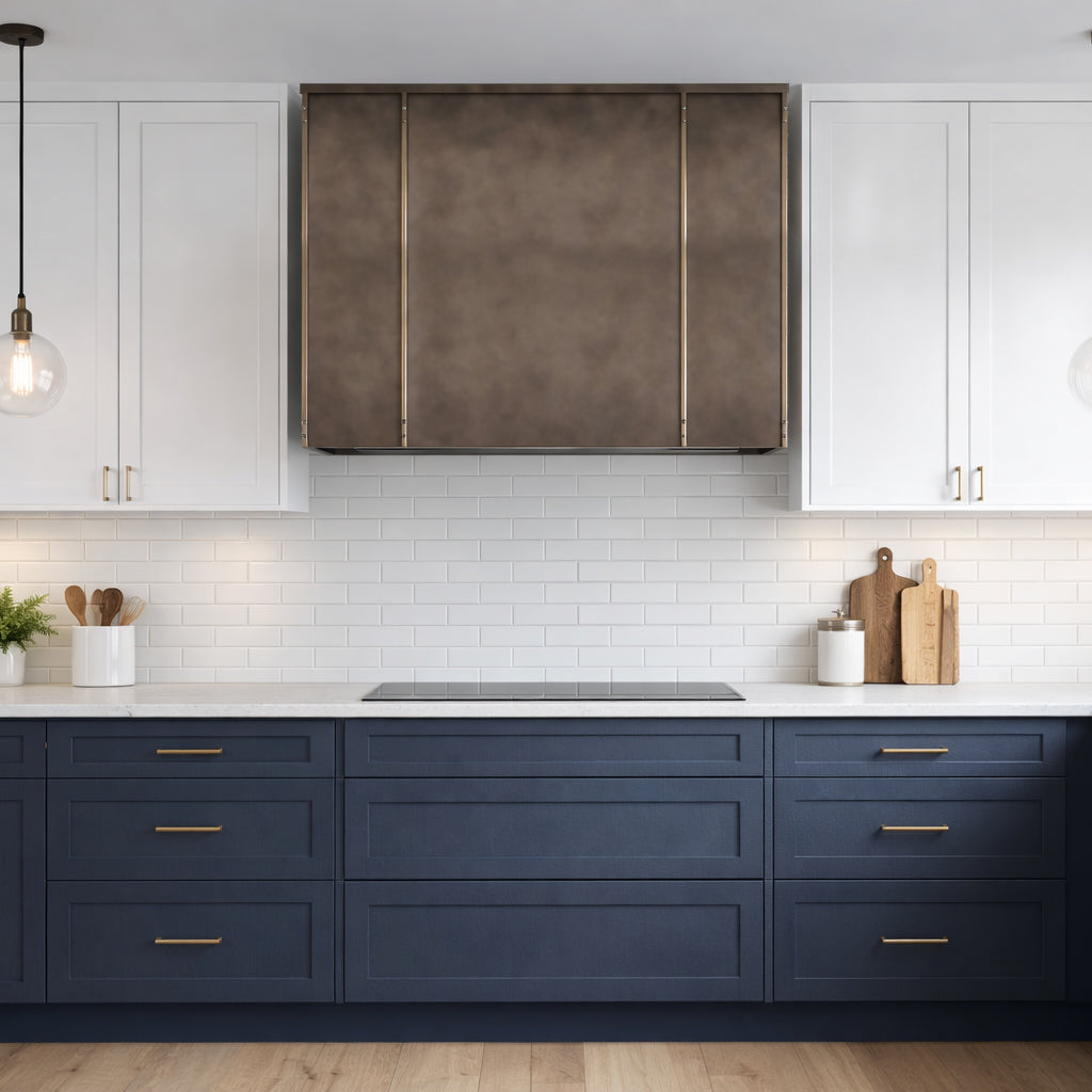 USA Box Antique Custom Brass Kitchen Hood URHB-73