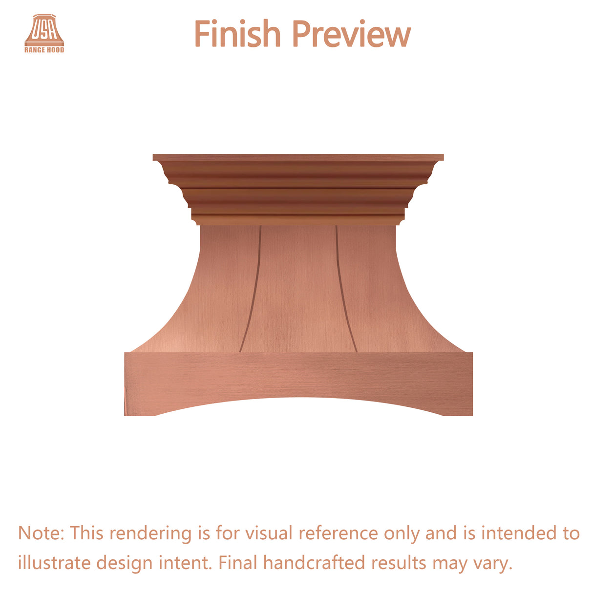 USA Custom Kitchen Hood-URHC-30-Custom Link for Karen Cimino