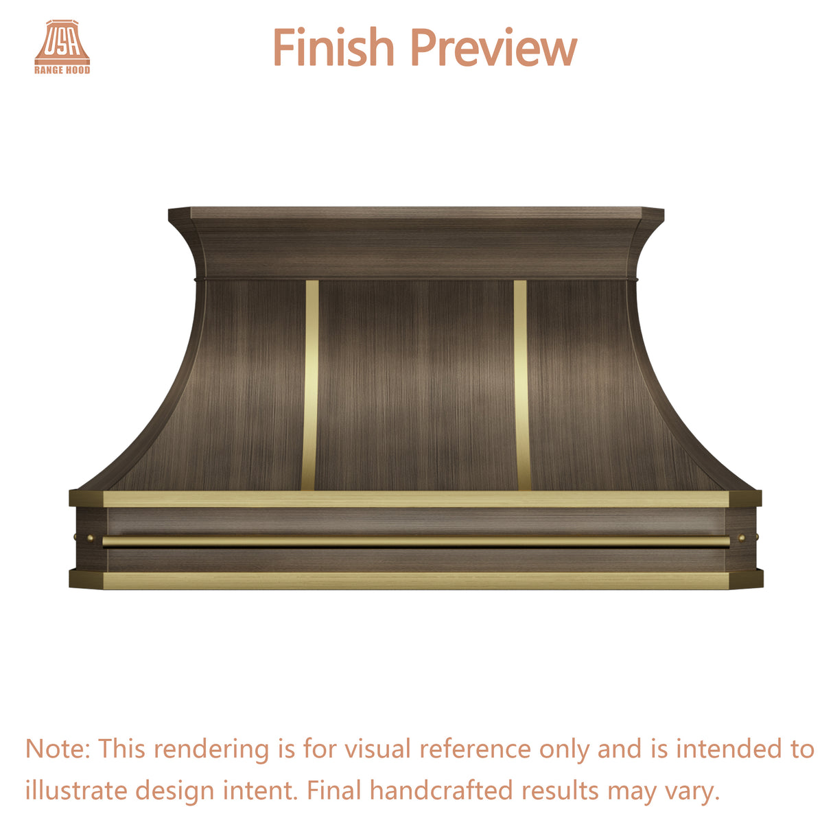 USA Custom Kitchen Hood-URHB-66-Custom Link for Marlena