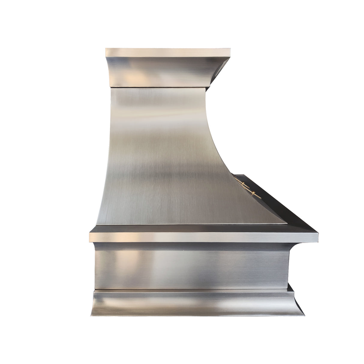 USA Luxury Stainless Steel Custom Vent Hood with Brass Decor URHS-36
