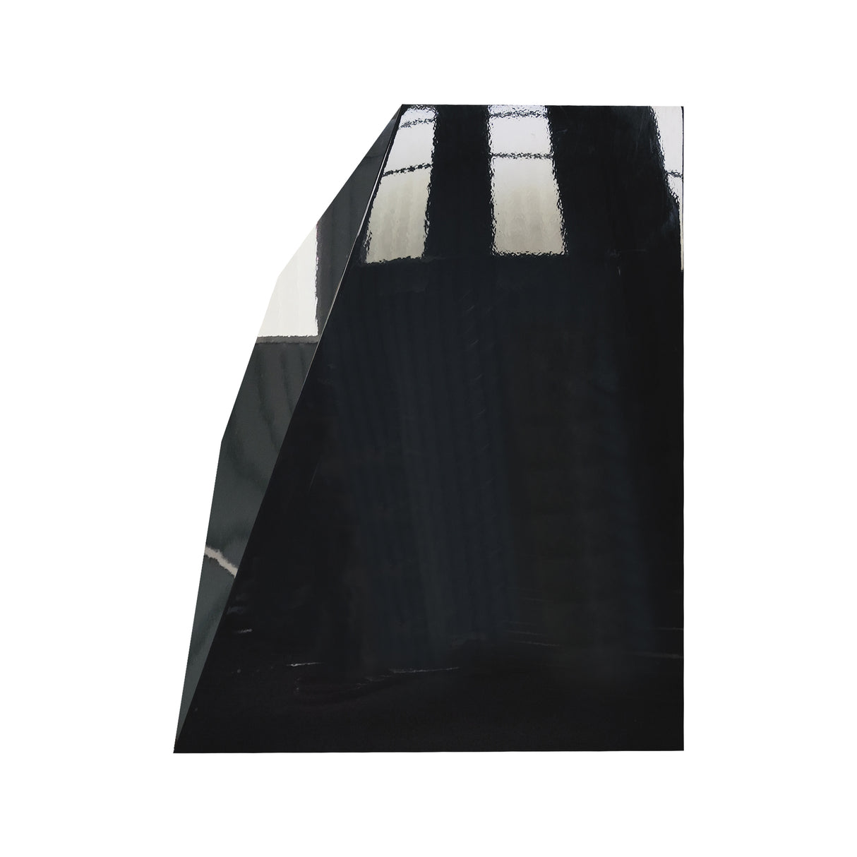 USA Custom Glossy Black Stainless Steel Vent Hood with Artisan Shaped URHS-230