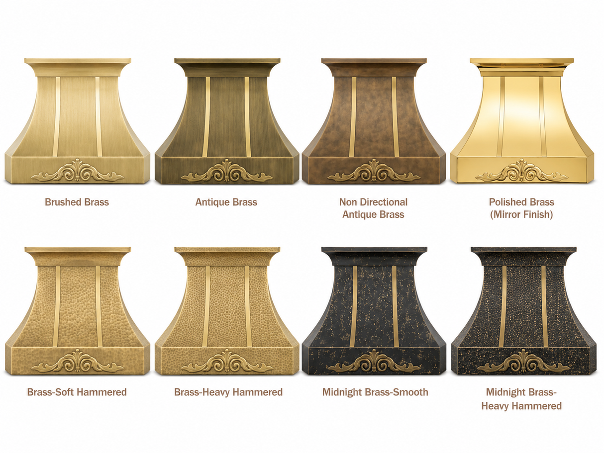 USA Classic Antique Handmade Brass Vent Hood URHB-102