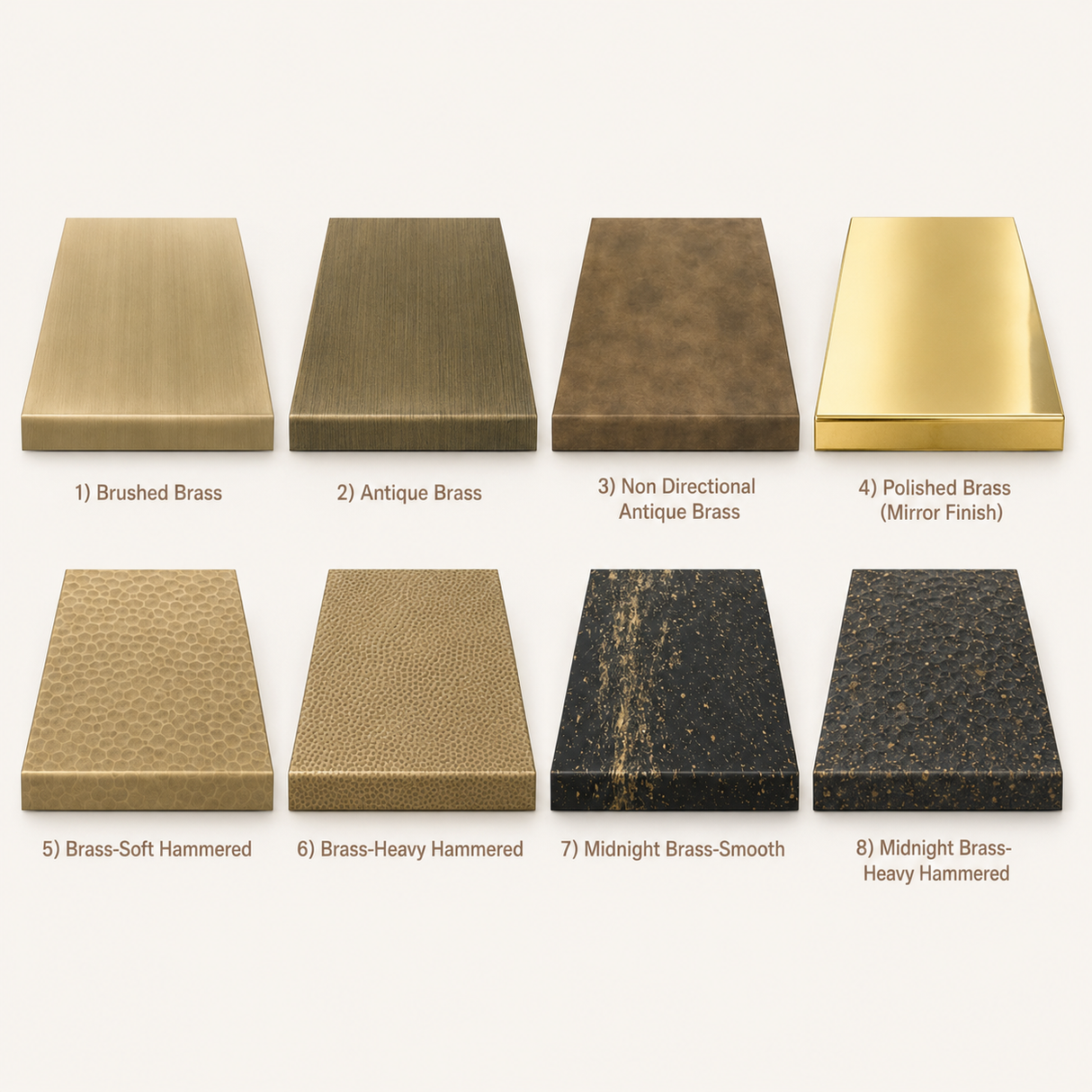 USA Luxury Custom Curved Brass Stove Hood URHB-87