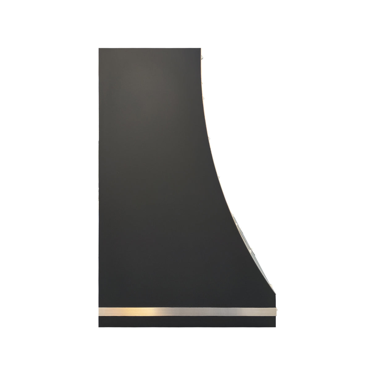 USA Black Stainless Steel Range Hoods with Modern Sloped Design URHS-86-Custom Stainless Steel Range Hood > Luxury Kitchen Hood > High-End Metal Vent Hood-USA Range Hood