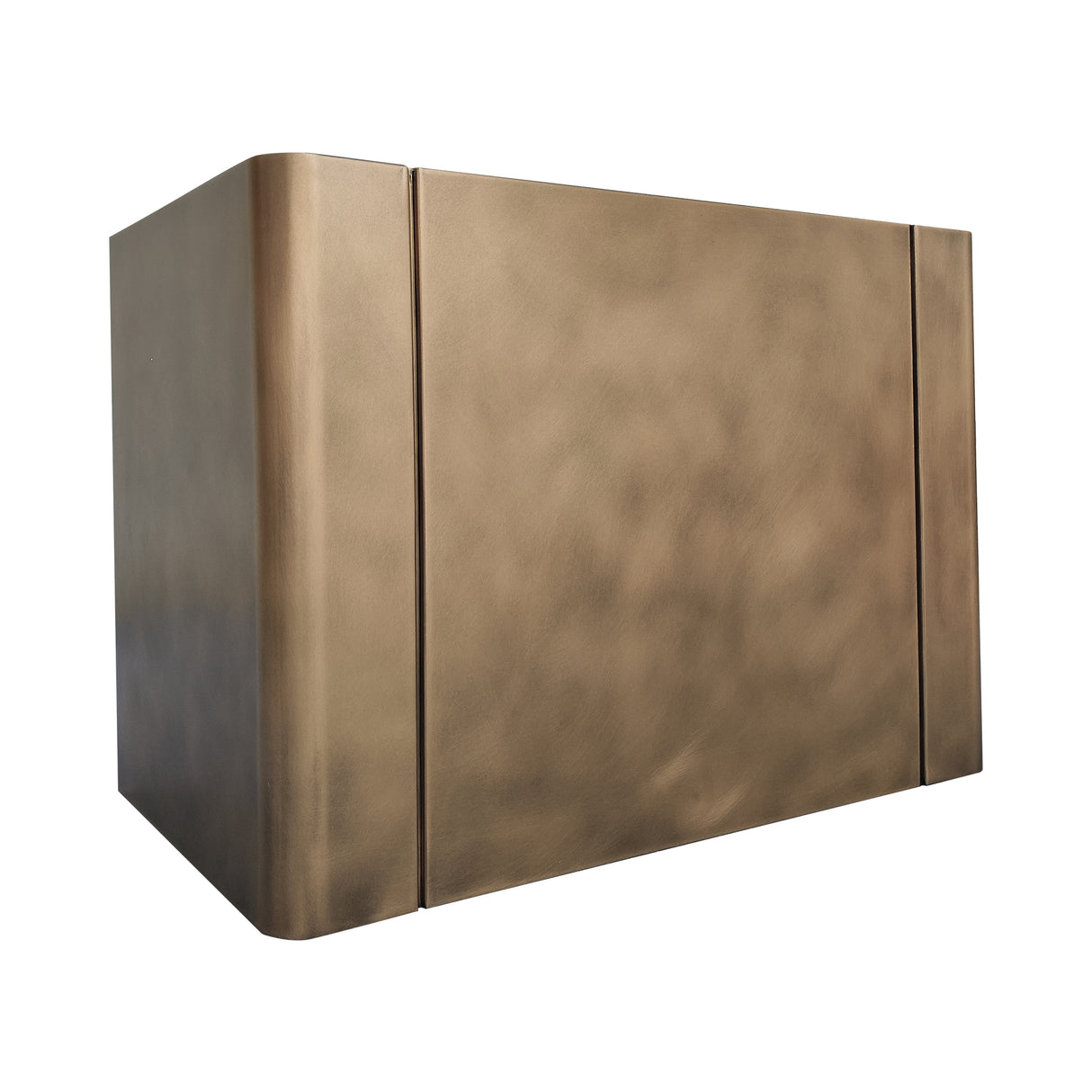 USA Box Custom Brass Range Hood with Non-direction Finish URHB-24-Custom Brass Range Hood > Luxury Metal Hood > High-End Kitchen Vent Hood-USA Range Hood