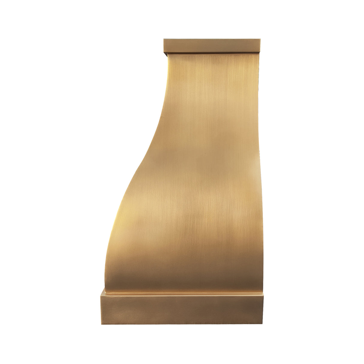 USA Classic Brass Kitchen Range Hood with Smooth Bell Design URHB-25-Custom Brass Range Hood > Luxury Metal Hood > High-End Kitchen Vent Hood-USA Range Hood