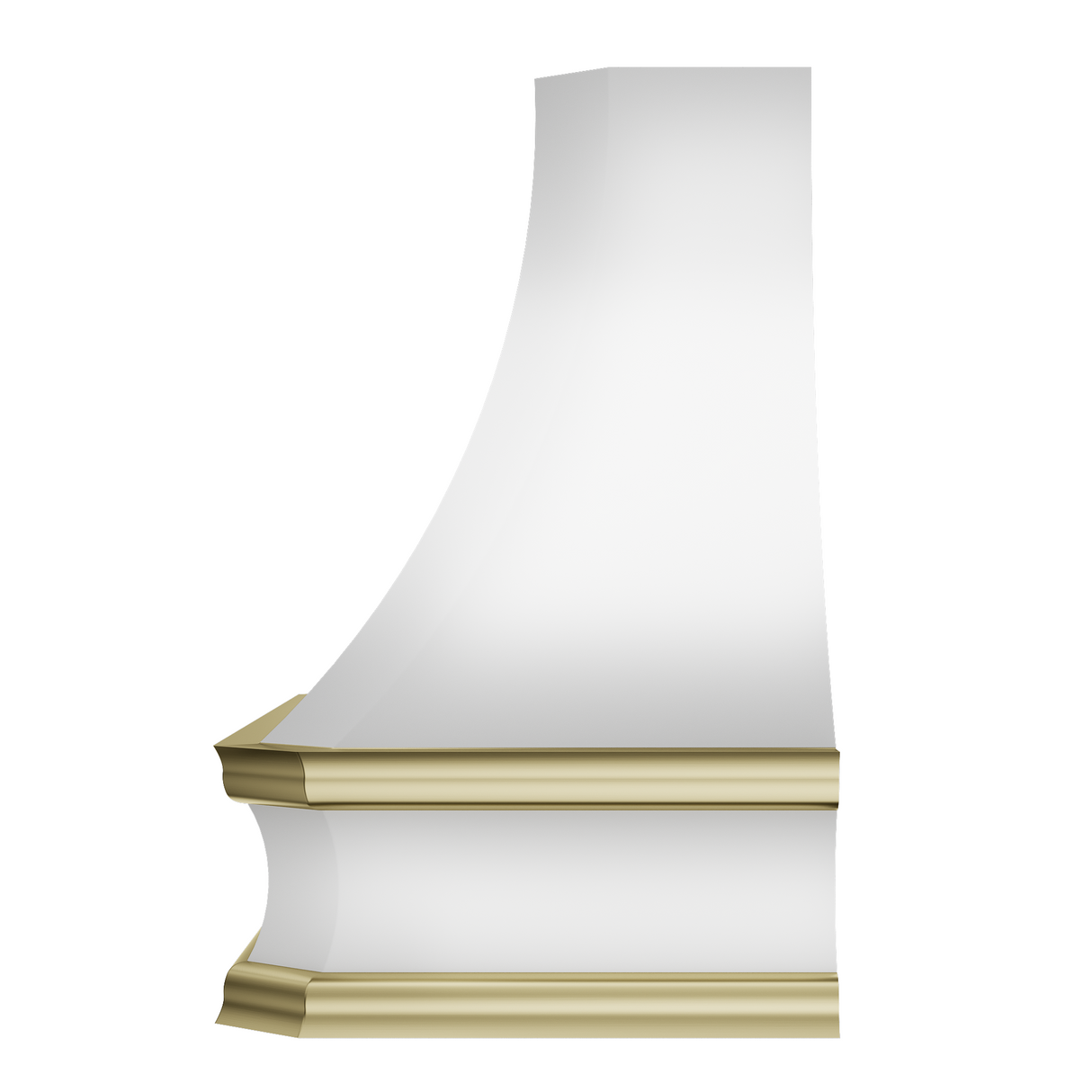 USA Curved Stainless Steel Range Hood with Modern Elegance URHS-91-Custom Stainless Steel Range Hood > Luxury Kitchen Hood > High-End Metal Vent Hood-USA Range Hood