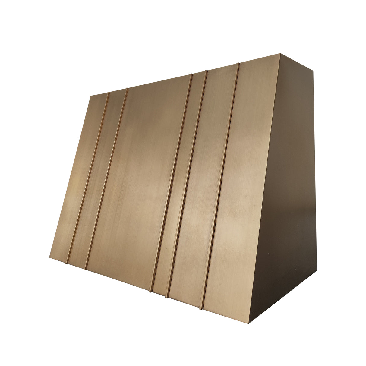 USA Custom Brass Kitchen Hood with Curved Shape URHB-21-Custom Brass Range Hood > Luxury Metal Hood > High-End Kitchen Vent Hood-USA Range Hood