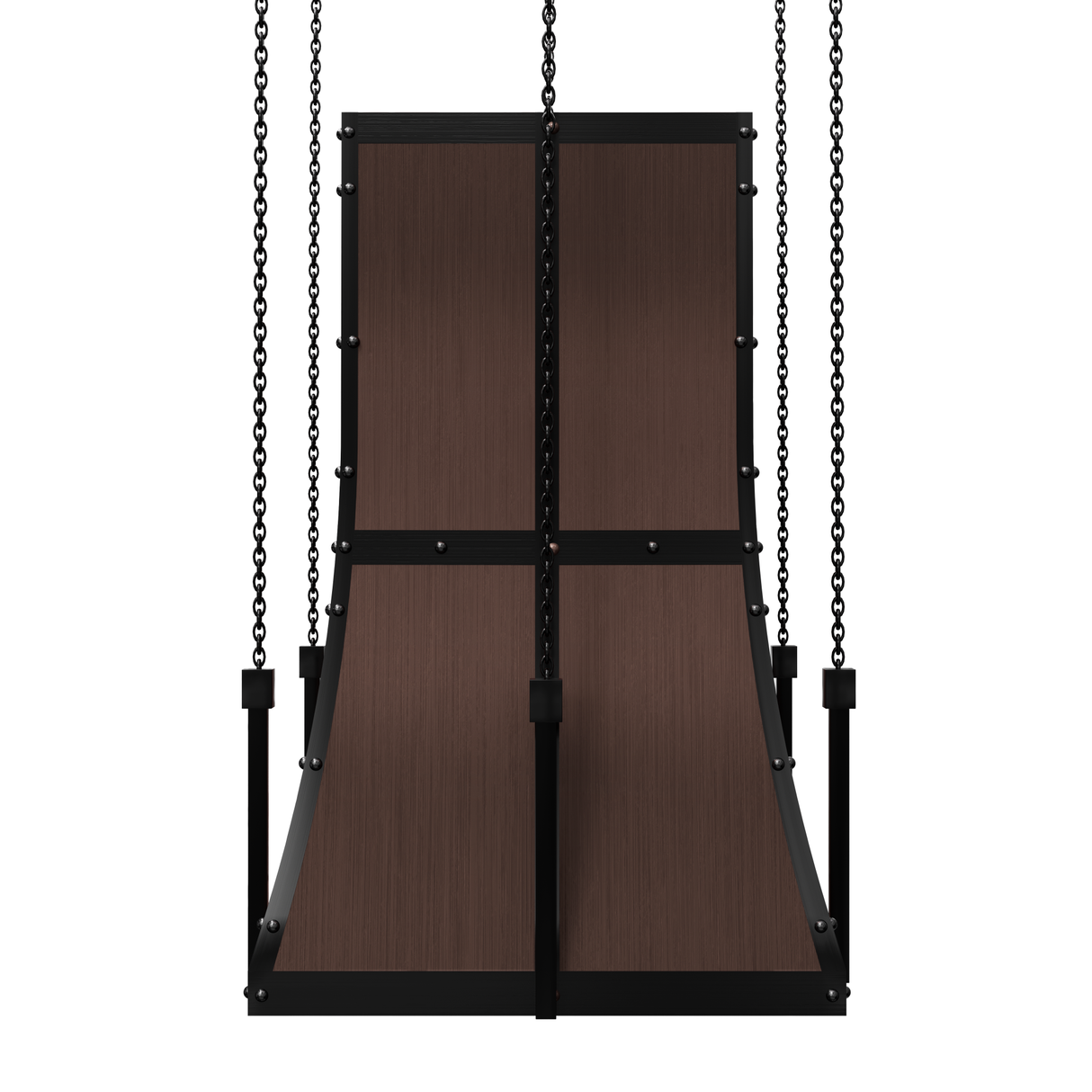 USA Custom Copper Island Kitchen Hood with Dark Chain URHC-12-Custom Copper Range Hood > Luxury Metal Hood > High-End Kitchen Vent Hood-USA Range Hood