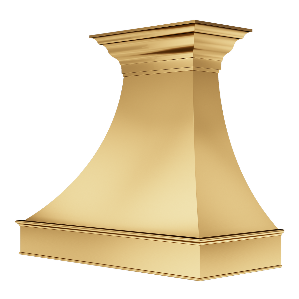 USA Florida Brass Kitchen Vent Hood with Premium Style URHB-31-Custom Brass Range Hood > Luxury Metal Hood > High-End Kitchen Vent Hood-USA Range Hood