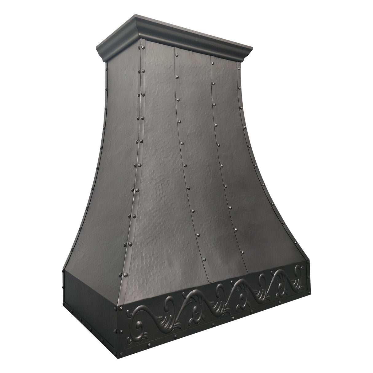 USA Florida Custom Copper Range Hood Featuring Carved Apron URHC-41-Custom Copper Range Hood > Luxury Metal Hood > High-End Kitchen Vent Hood-USA Range Hood