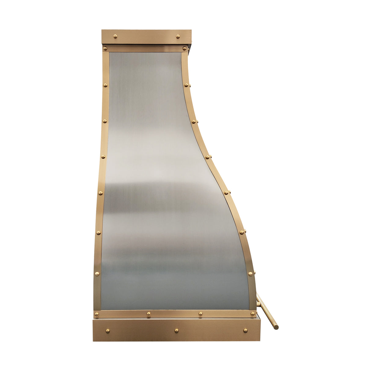 USA Luxury Brushed Stainless Steel Bell Shape Range Hood URHS-84-Custom Stainless Steel Range Hood > Luxury Kitchen Hood > High-End Metal Vent Hood-USA Range Hood
