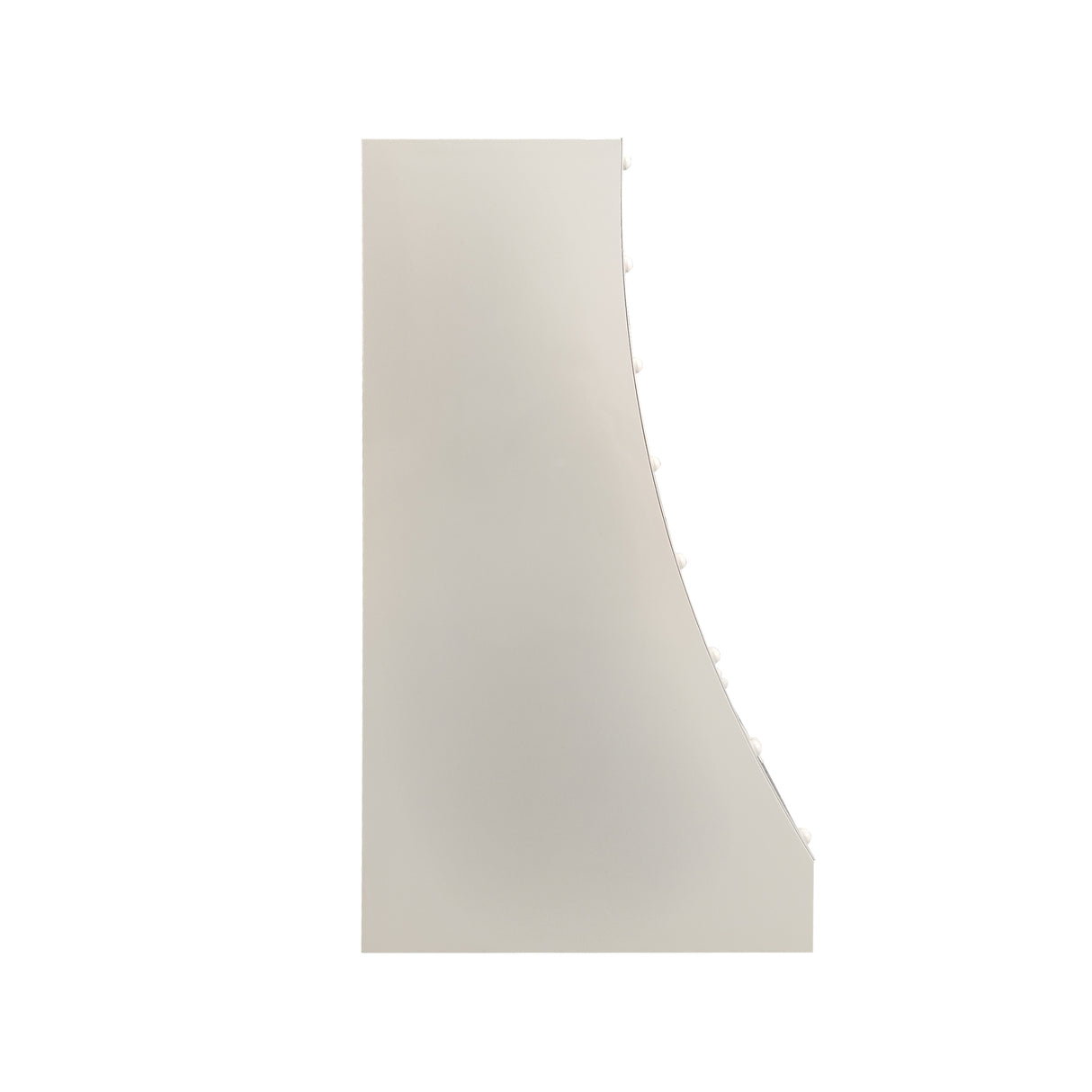 USA Matte White Sloped Range Hood Stainless Steel URHS-103-Custom Stainless Steel Range Hood > Luxury Kitchen Hood > High-End Metal Vent Hood-USA Range Hood