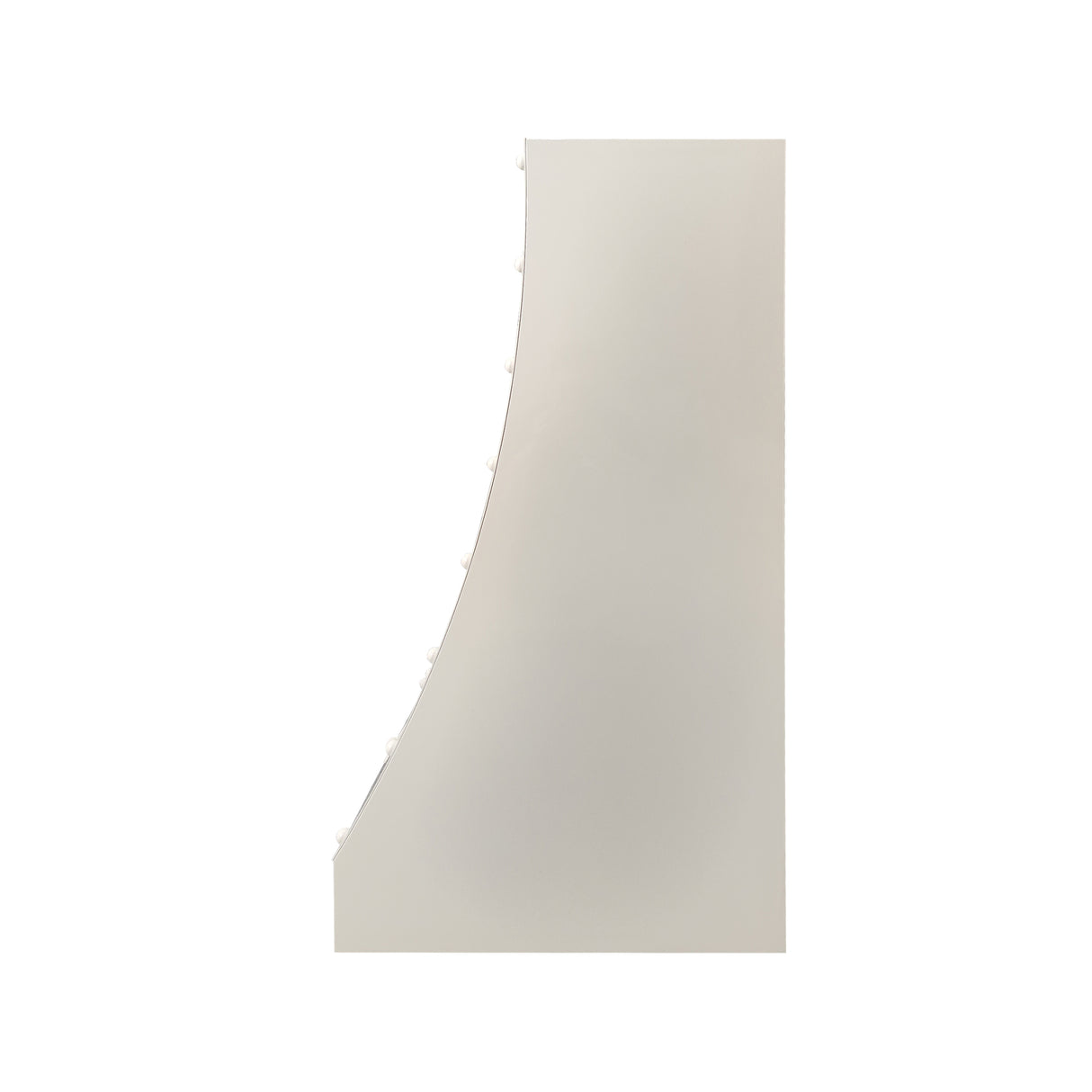 USA Matte White Sloped Range Hood Stainless Steel URHS-103-Custom Stainless Steel Range Hood > Luxury Kitchen Hood > High-End Metal Vent Hood-USA Range Hood