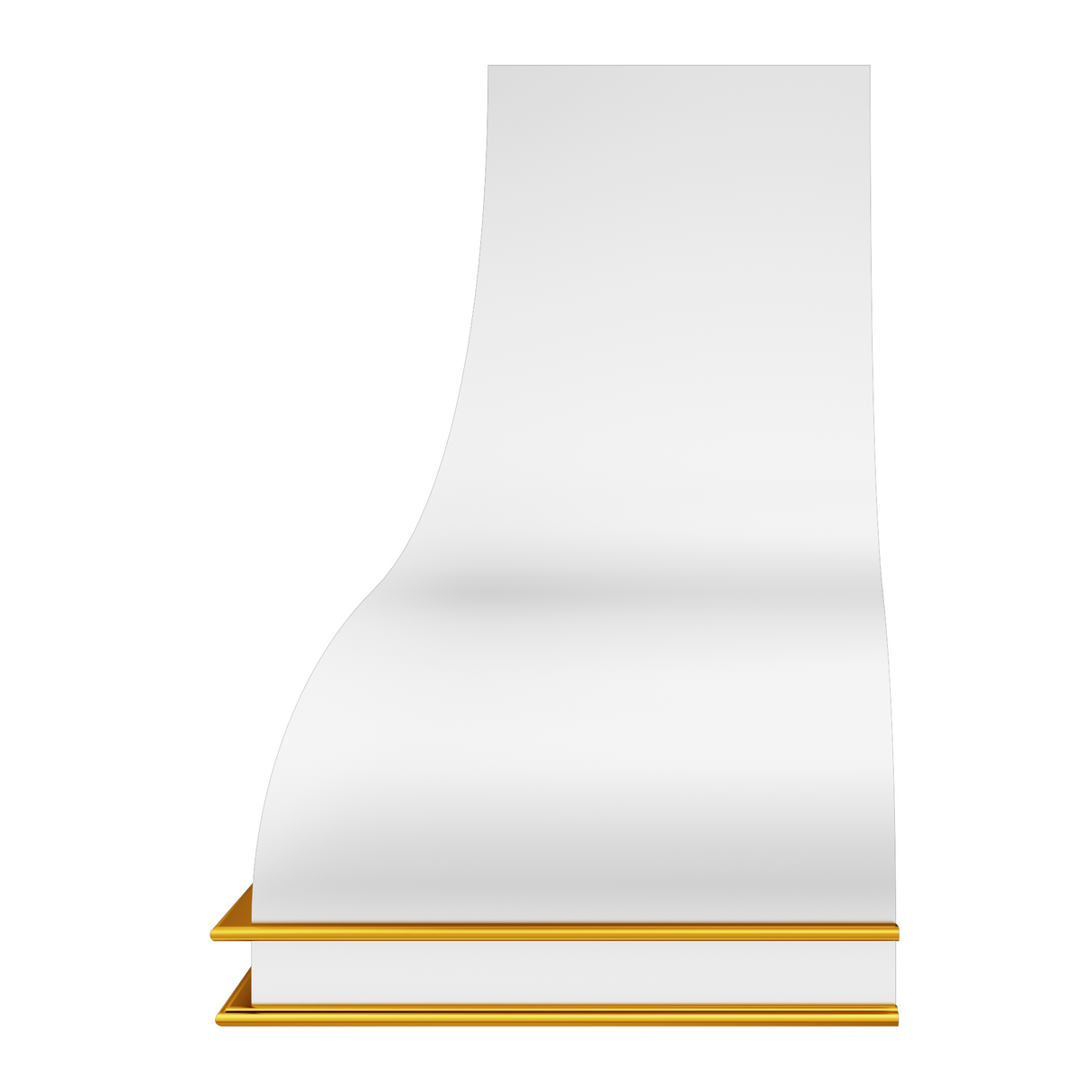 USA Modern Stainless Steel White Range Hood in Bell Shape URHS-89-Custom Stainless Steel Range Hood > Luxury Kitchen Hood > High-End Metal Vent Hood-USA Range Hood