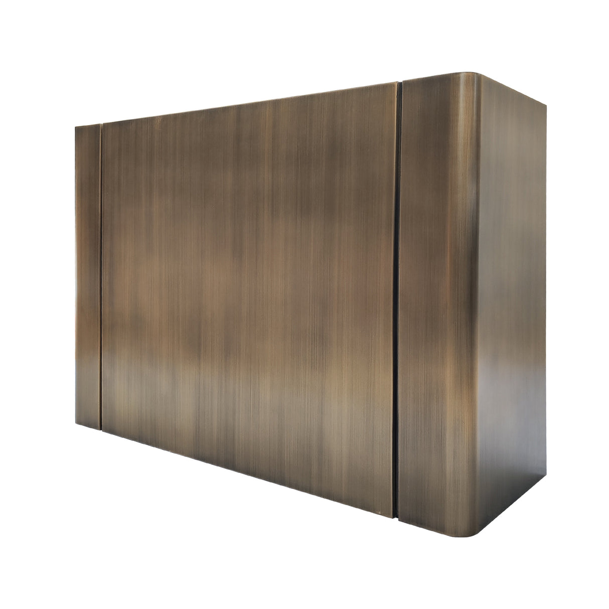 USA Antique Modern Brass Range Hood with Box Shaped URHB-76