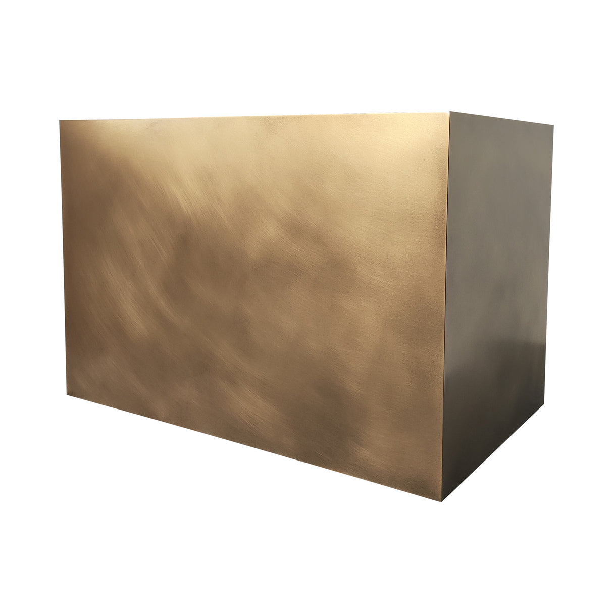 USA Artisan Box Shaped Brass Range Hood URHB-86