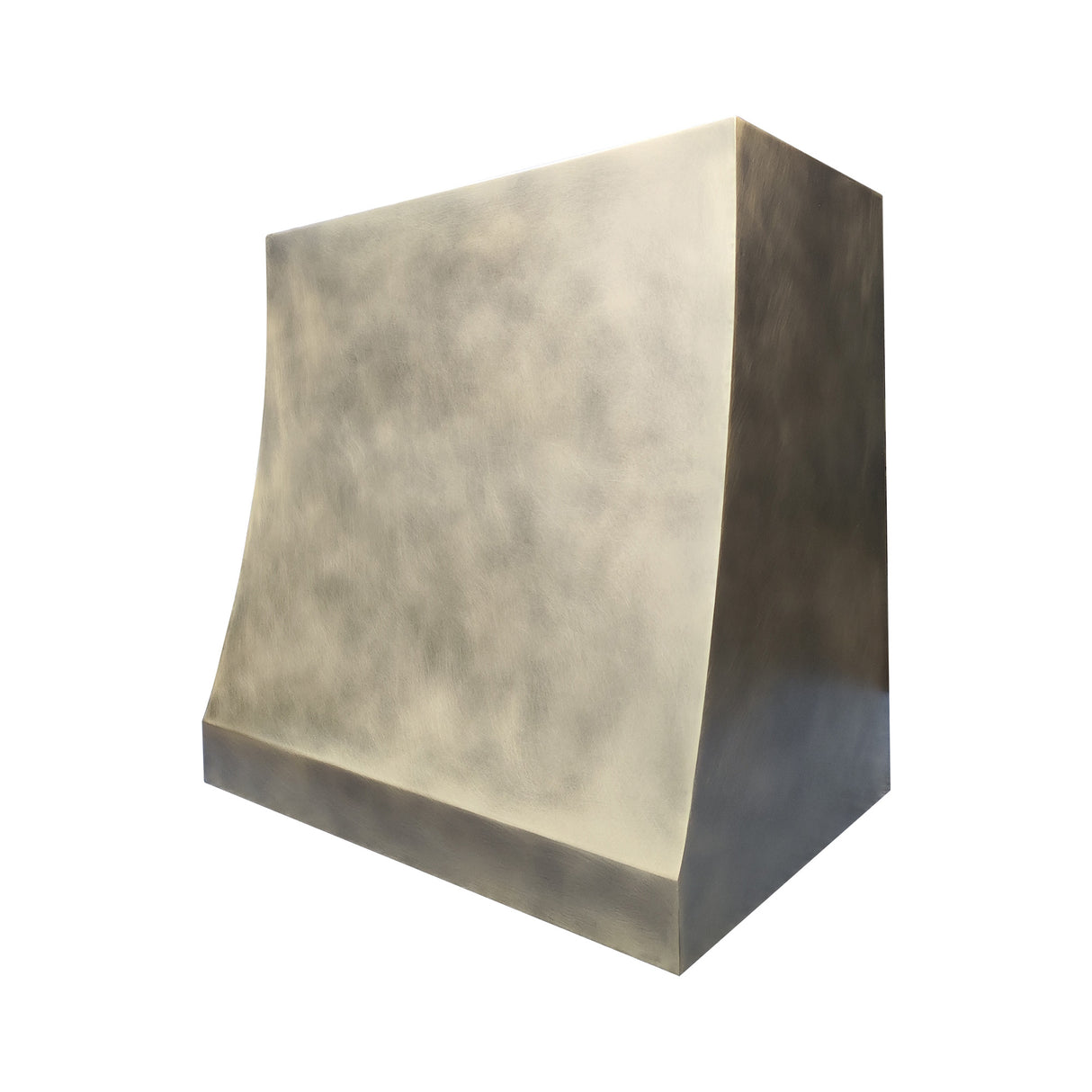 USA Artisan Brass Stove Hood Featuring Non direction Texture URHB-71