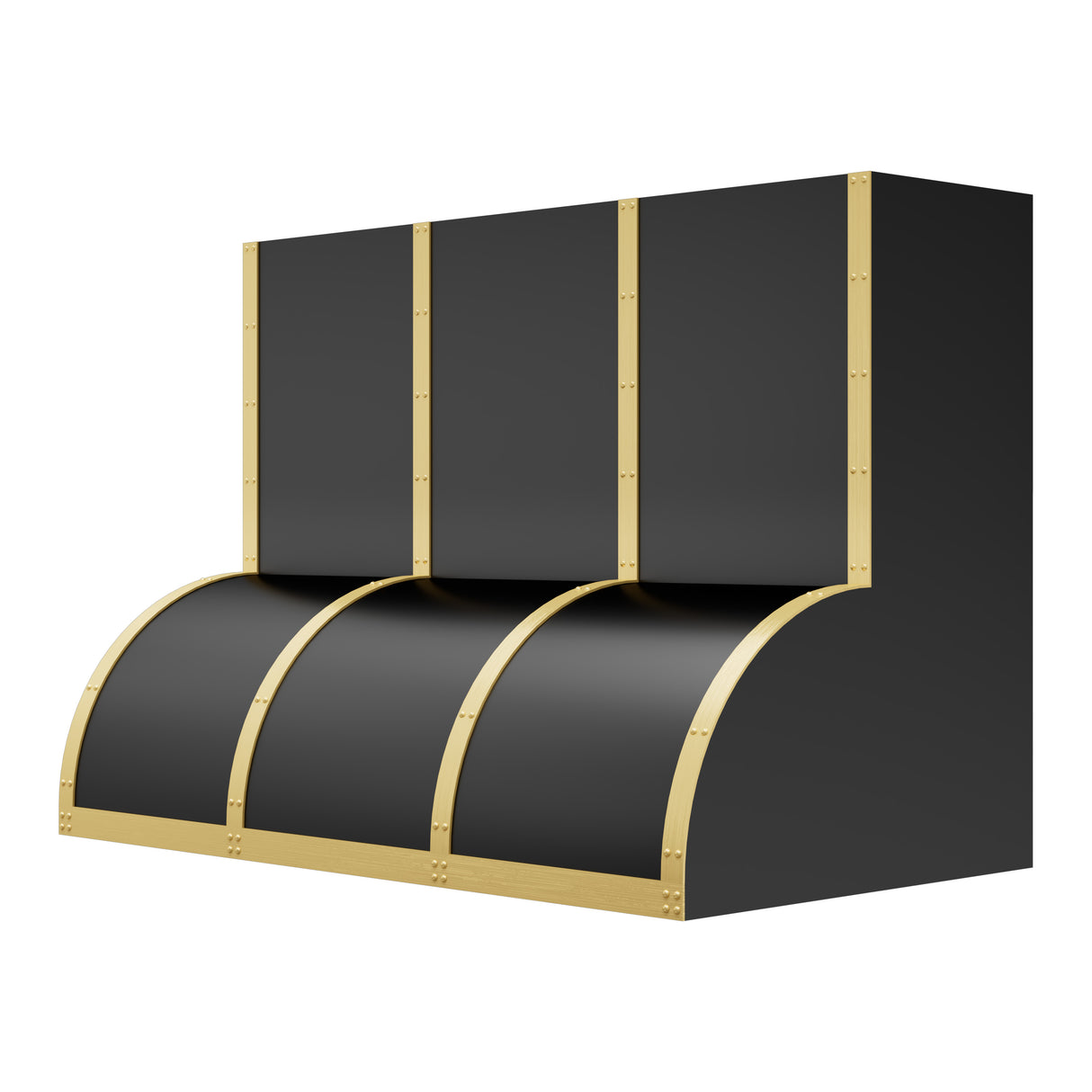 USA Artisan Custom Black Stainless Steel Vent Hood URHS-111