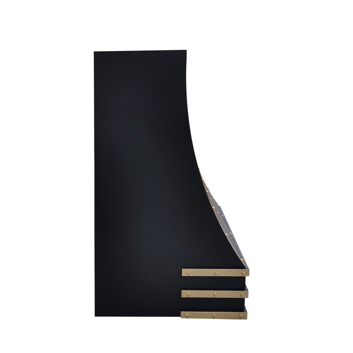 USA Artisan Custom Vent Hood with Brass Accent URHS-45