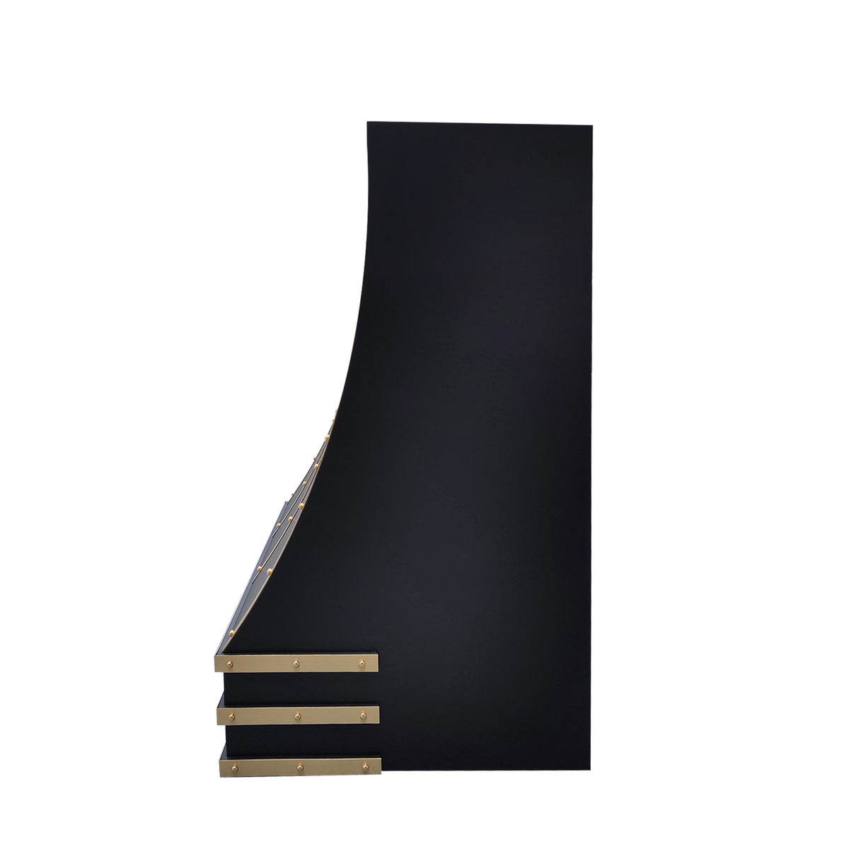 USA Artisan Custom Vent Hood with Brass Accent URHS-45