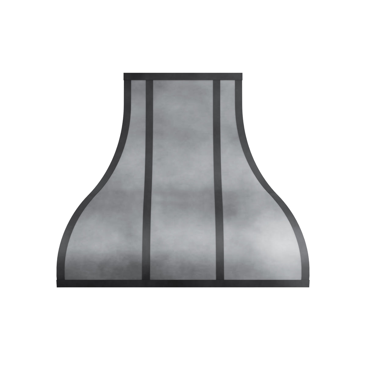 USA Artisan Custom Zinc Vent Hood with Bell Shaped URHZ-30
