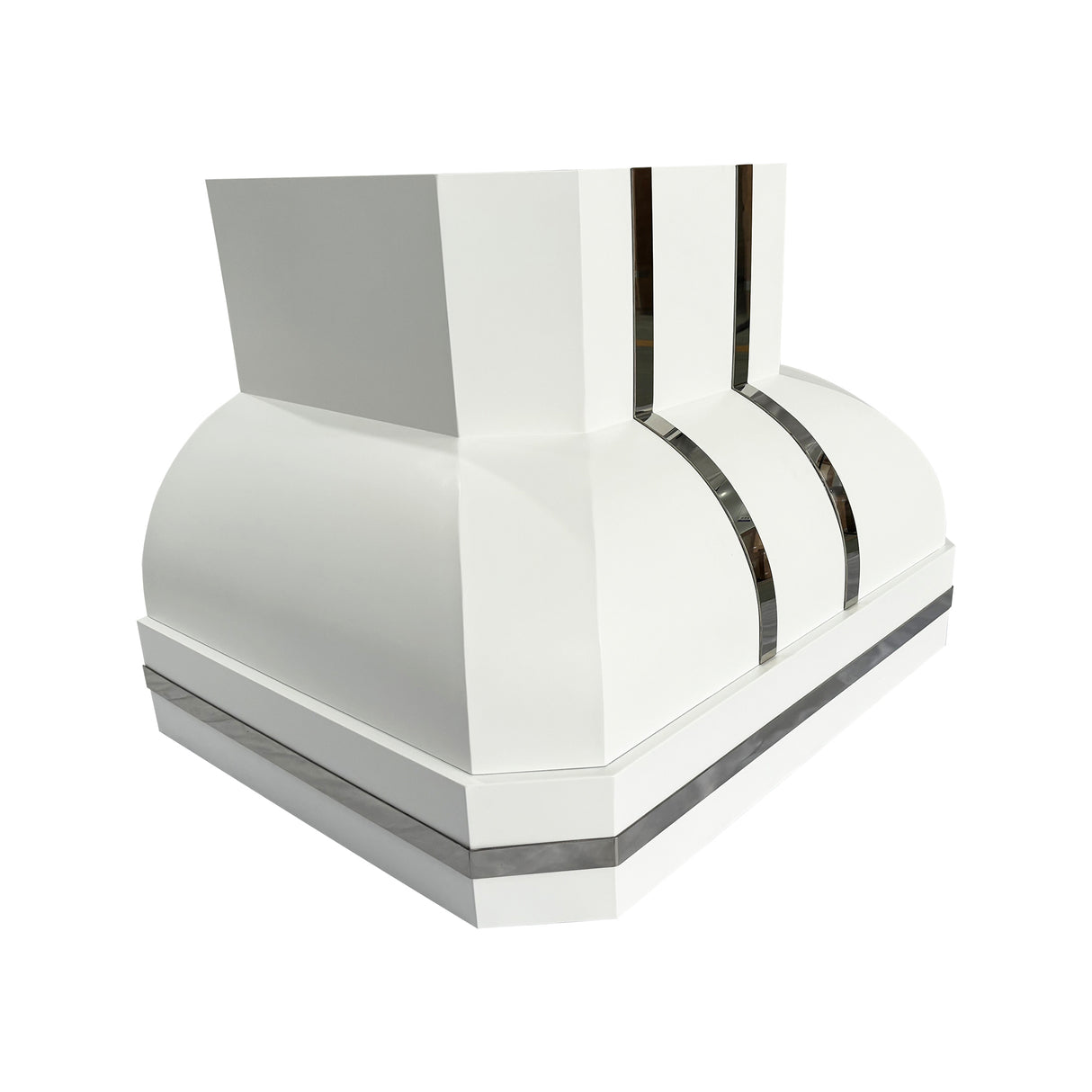 USA Artisan Handmade White Stainless Steel Vent Hood URHS-249