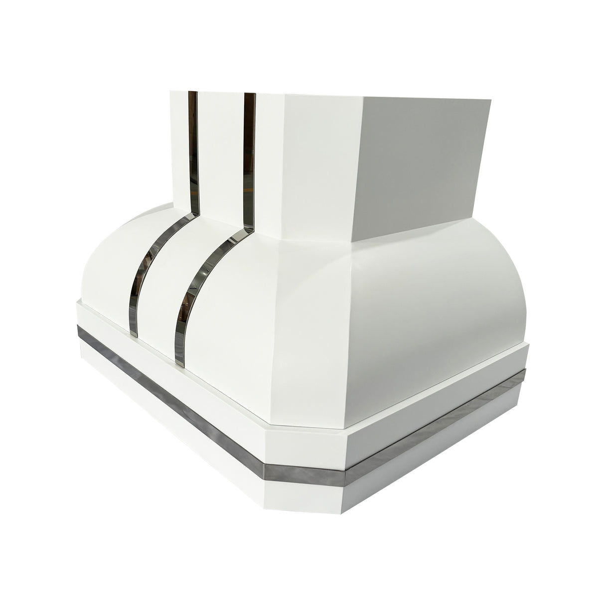 USA Artisan Handmade White Stainless Steel Vent Hood URHS-249