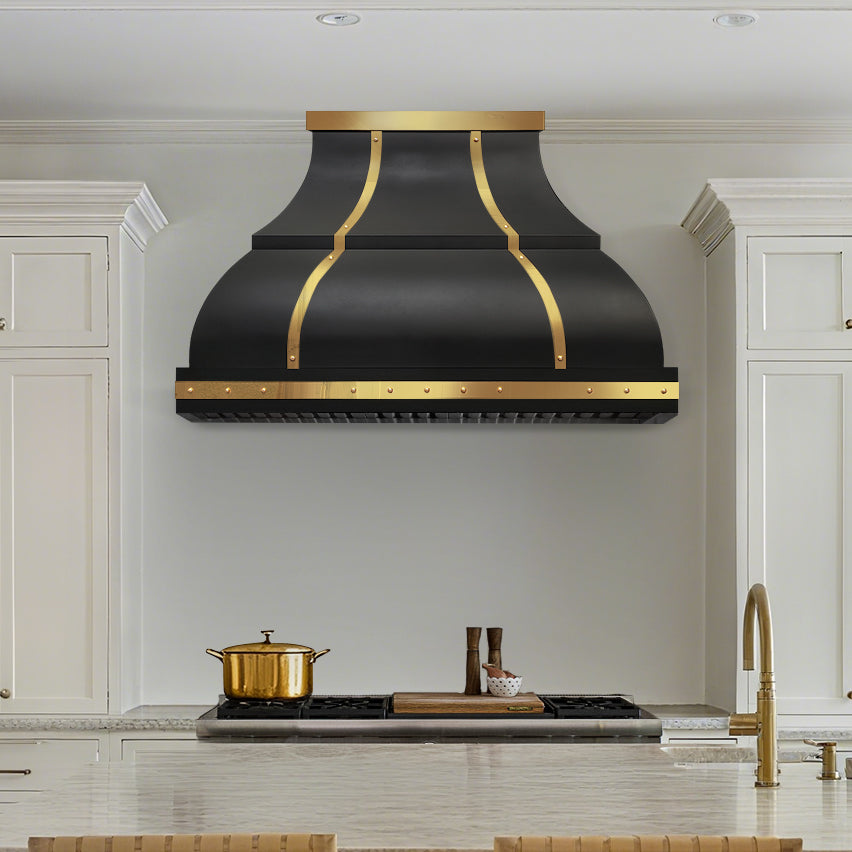 USA Artisan Stainless Steel Vent Hood with Elegant Shape URHS-51