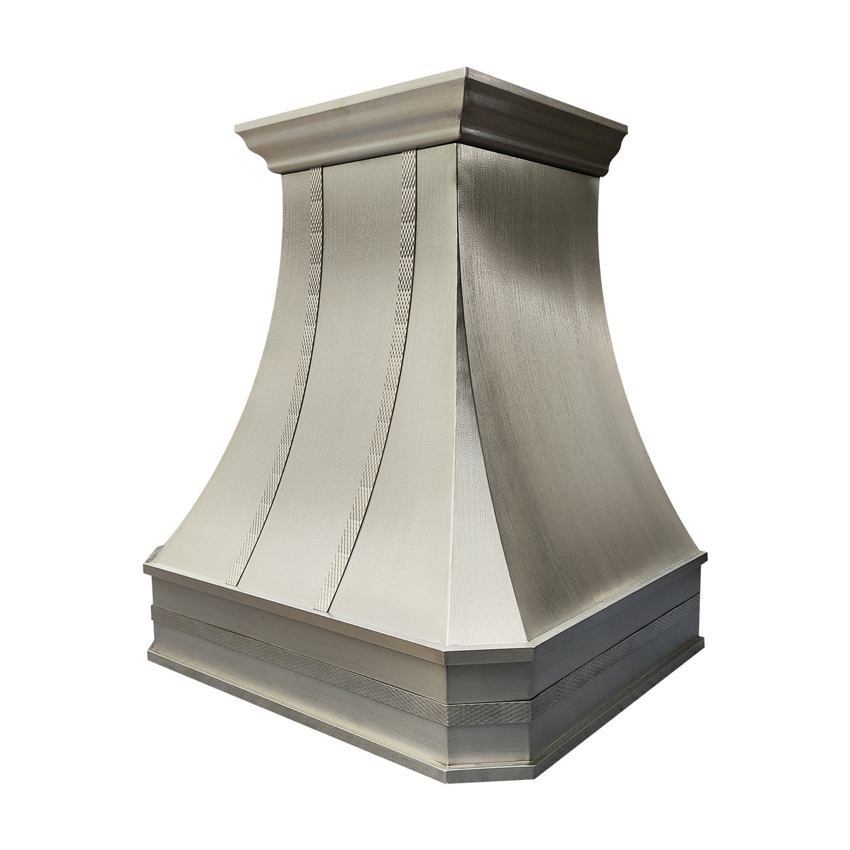 USA Artisan Tree Bark Stainless Steel Vent Hood URHS-206