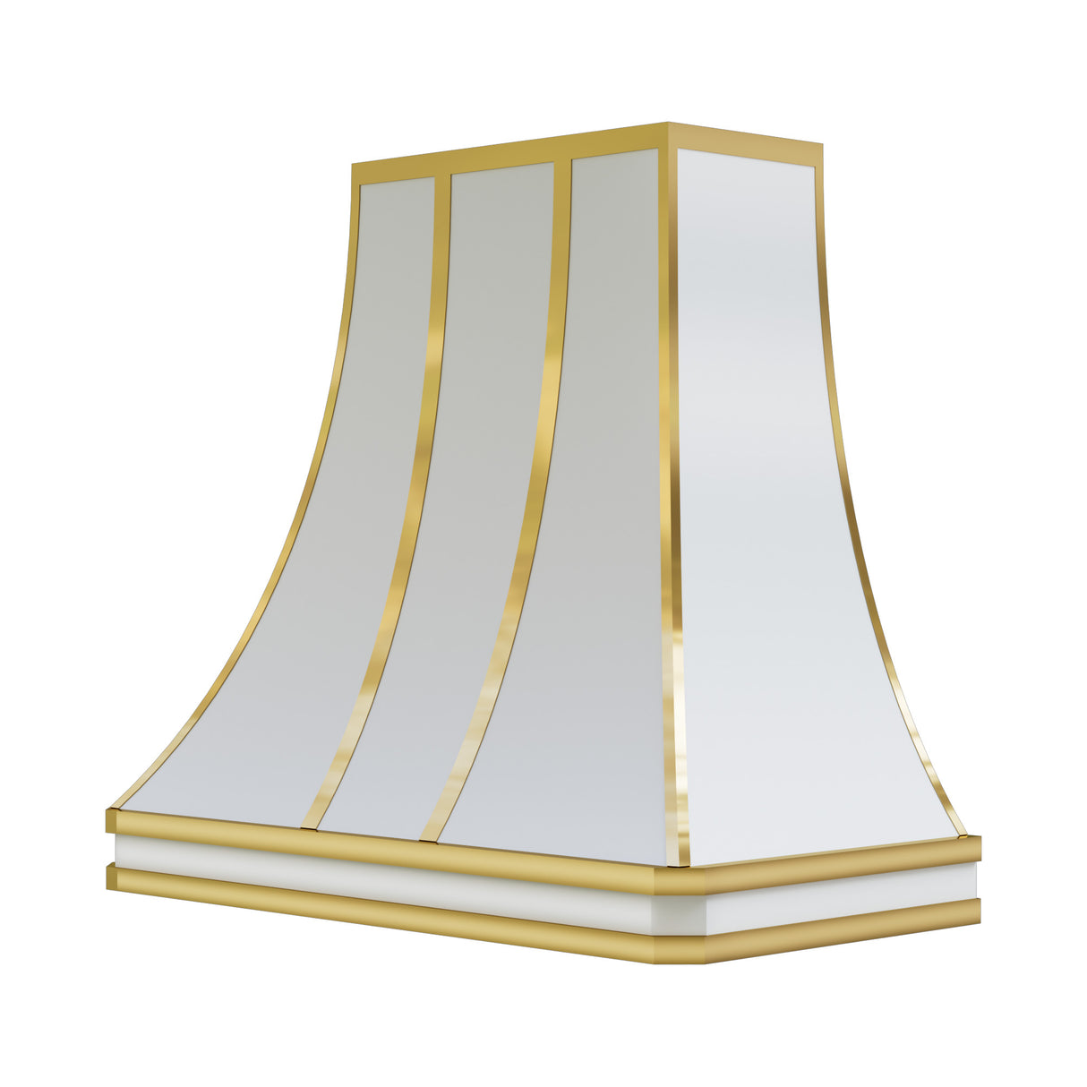 USA Bespoke Custom White Stainless Steel Vent Hood URHS-124