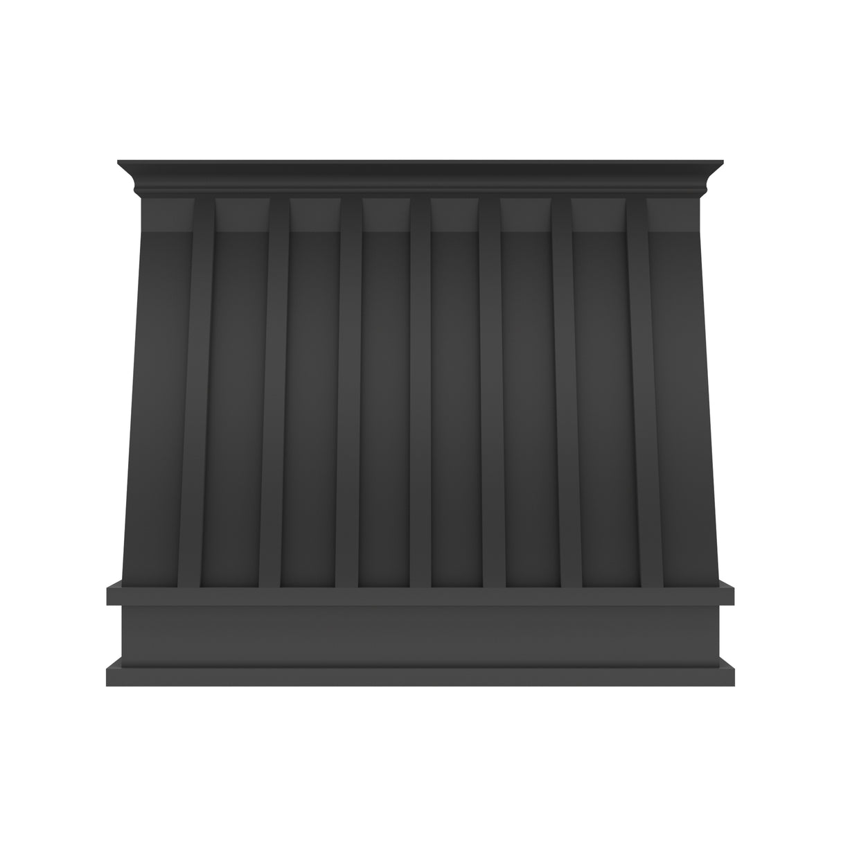 USA Black Stainless Steel Kitchen Hood with Artisan Shaped URHS-159