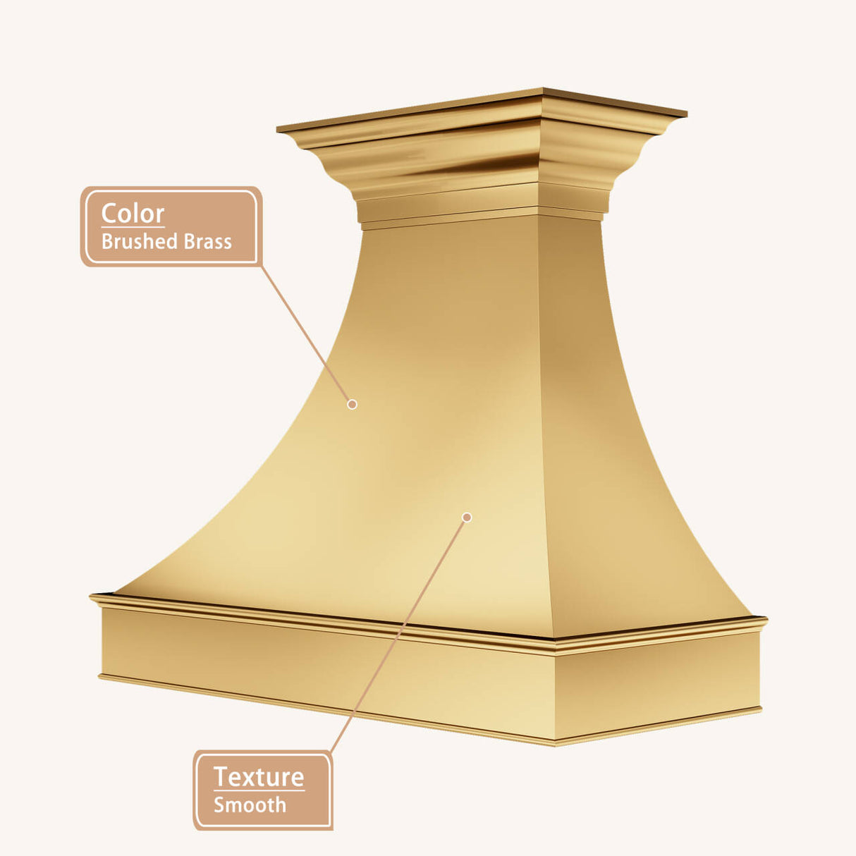 USA Florida Brass Kitchen Vent Hood with Premium Style URHB-31