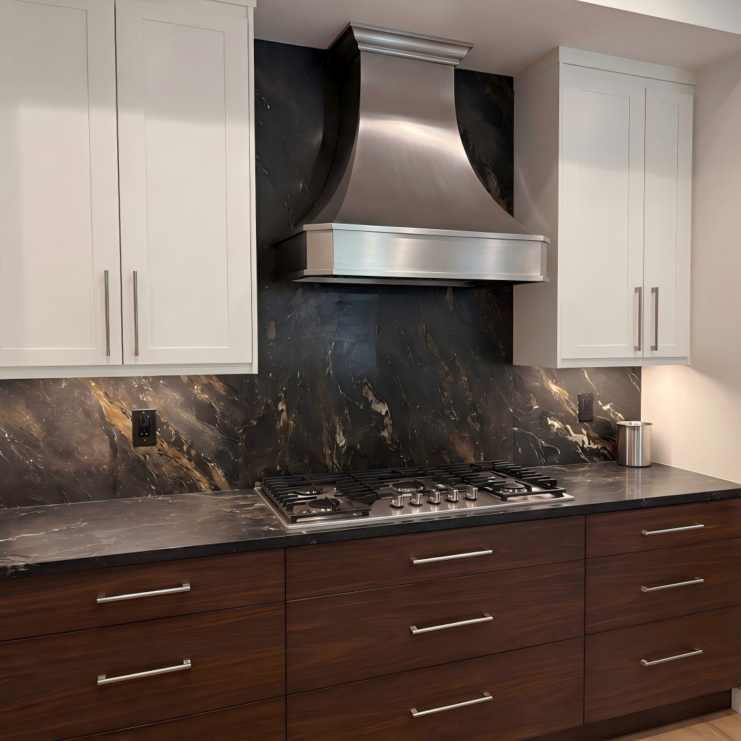 USA California Custom Range Hood Stainless Steel Modern Design URHS-67