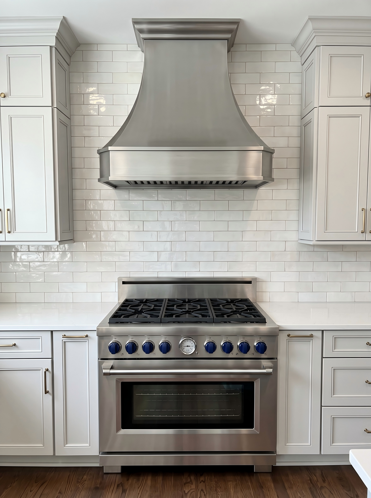 USA California Custom Range Hood Stainless Steel Modern Design URHS-67