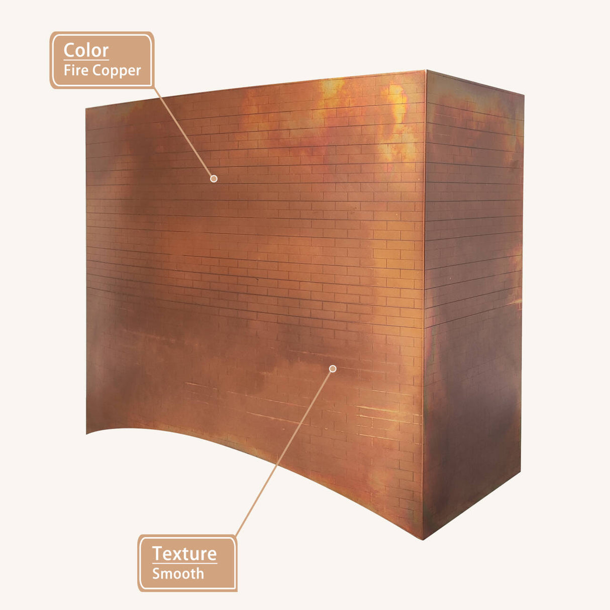 USA California Traditional Handmade Copper Kitchen Hood URHC-69