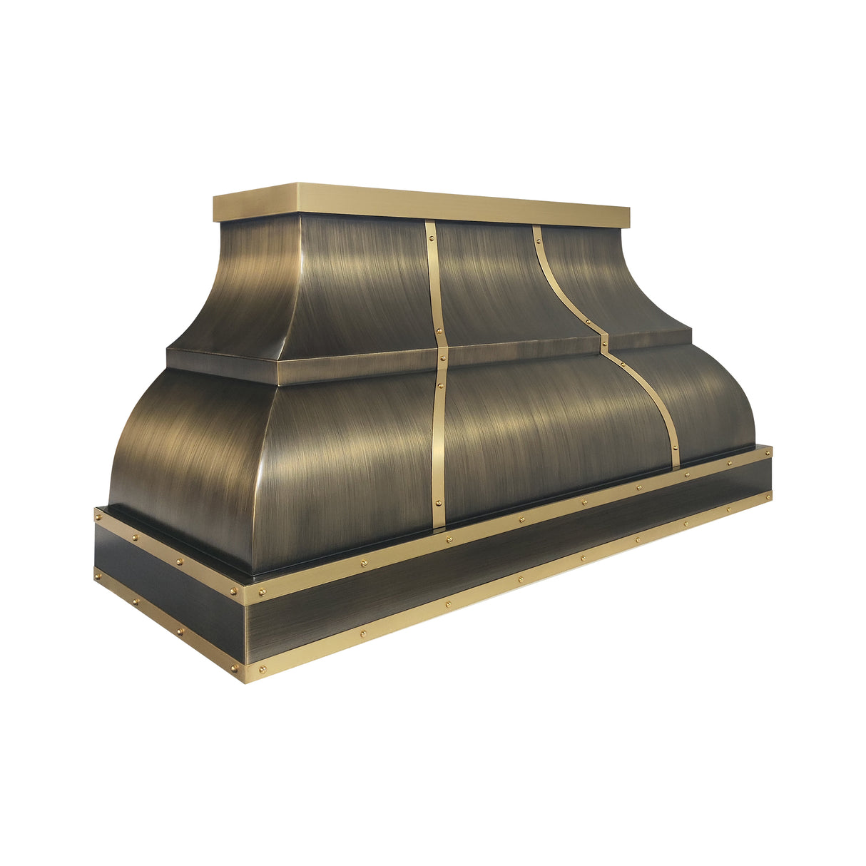 USA Classic Antique Handcrafted Brass Range Hood URHB-142