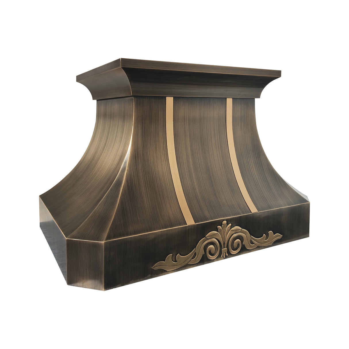 USA Classic Antique Handmade Brass Vent Hood URHB-102