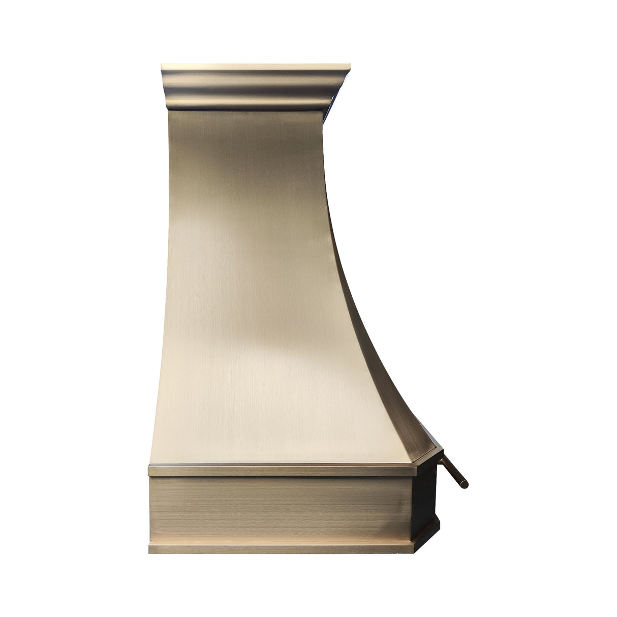 USA Classic Brass Range Hood Featuring Brass Pot Rack URHB-82