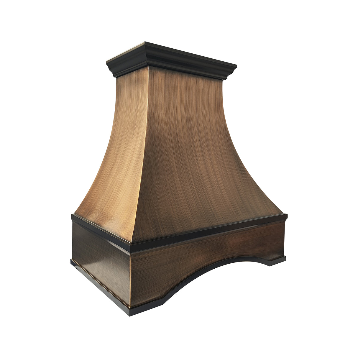 USA Classic Copper Exhaust Hood with Arch Apron URHC-108