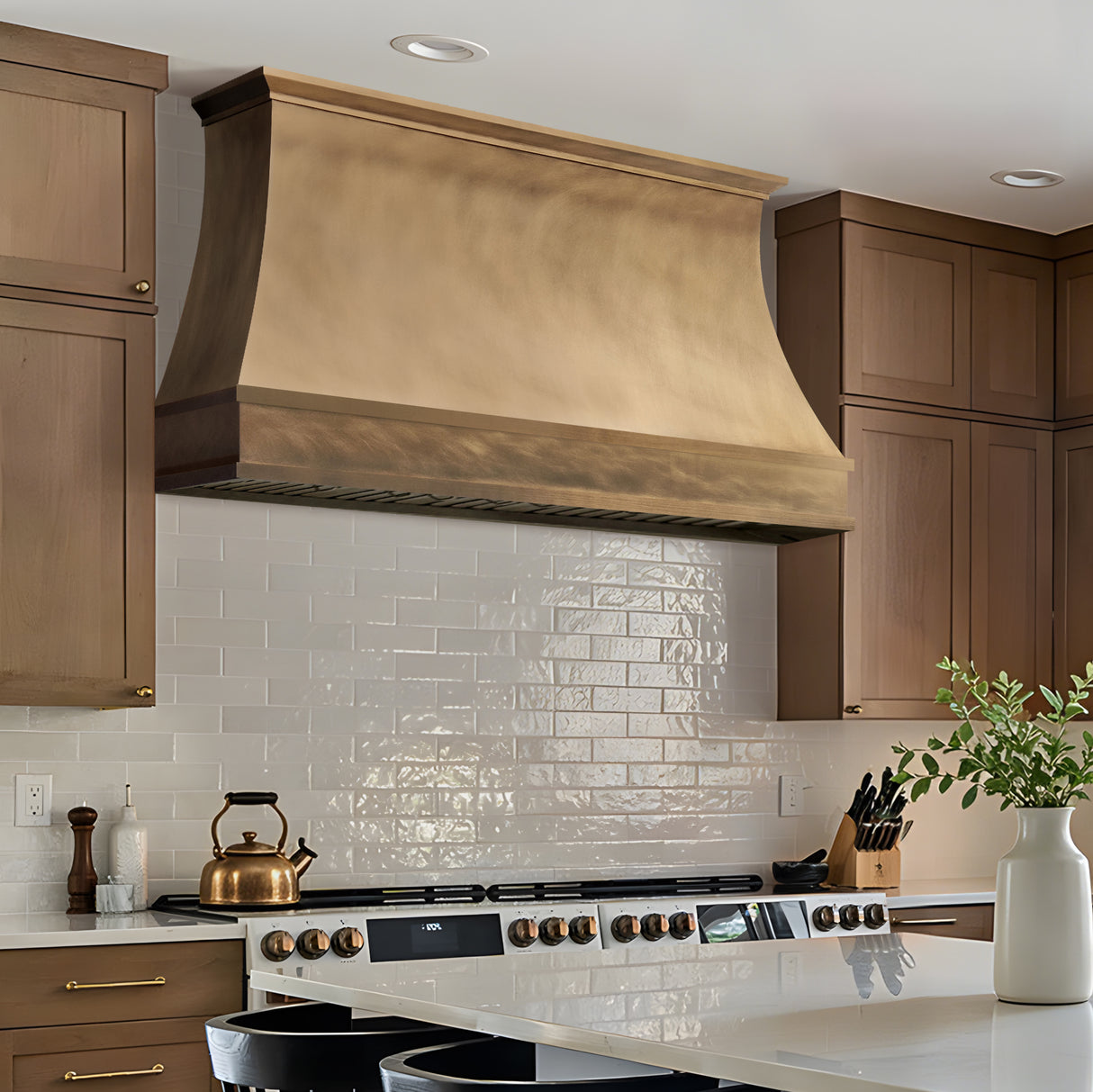 USA Classic Custom Brass Vent Hood URHB-96