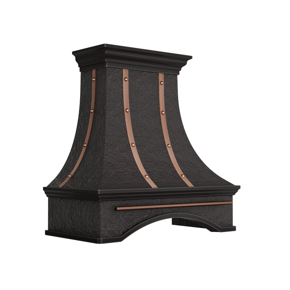 USA Classic Handcraft Copper Range Hood with Heavy Hammered Finish URHC-103