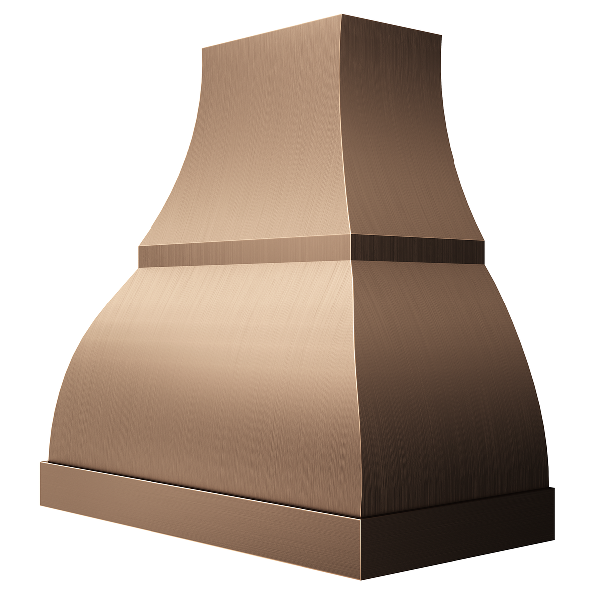USA Rustic Copper Range Hood with Bell Shaped URHC-05
