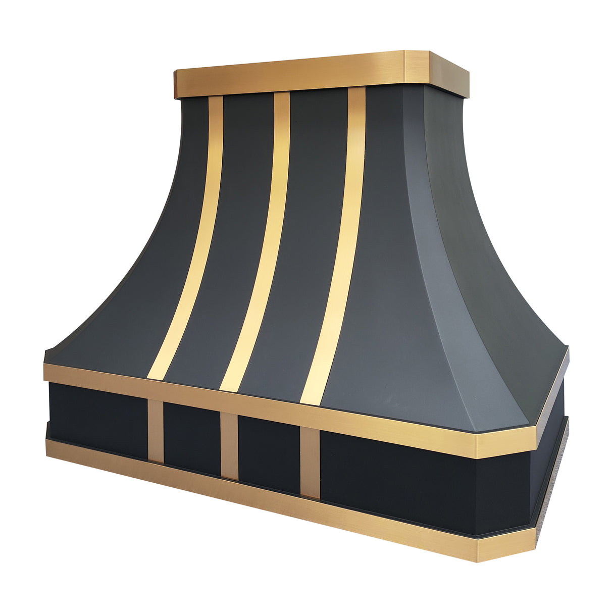 USA Curved Stainless Steel Custom Range Hood for Designer Kitchens URHS-33