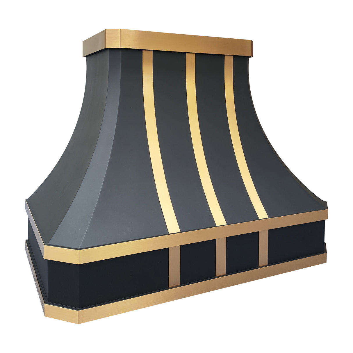 USA Curved Stainless Steel Custom Range Hood for Designer Kitchens URHS-33